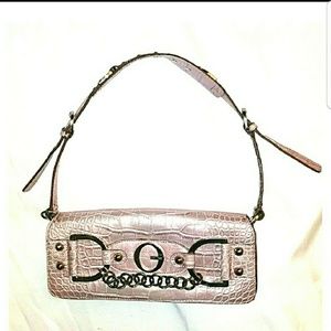 Guess Handbag Purse Pink with Inside Zip Pocket